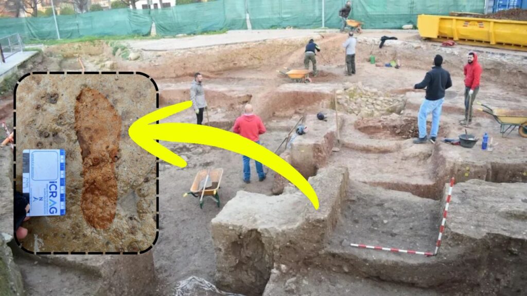 2000-Year-Old Human Footprints