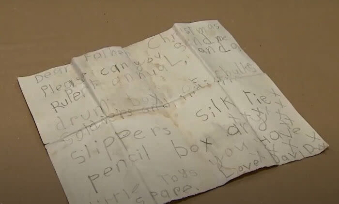 A Boy's Letter to Santa: Found 70 Years Later
