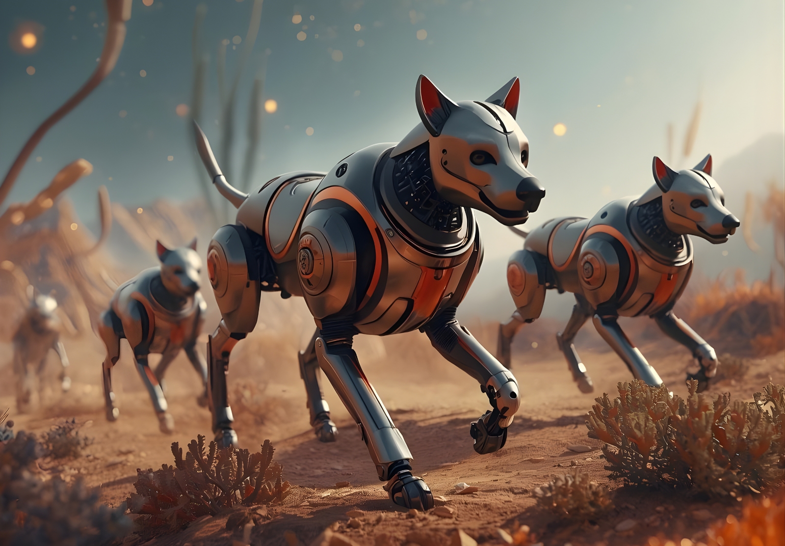 China’s Space Robot Dogs