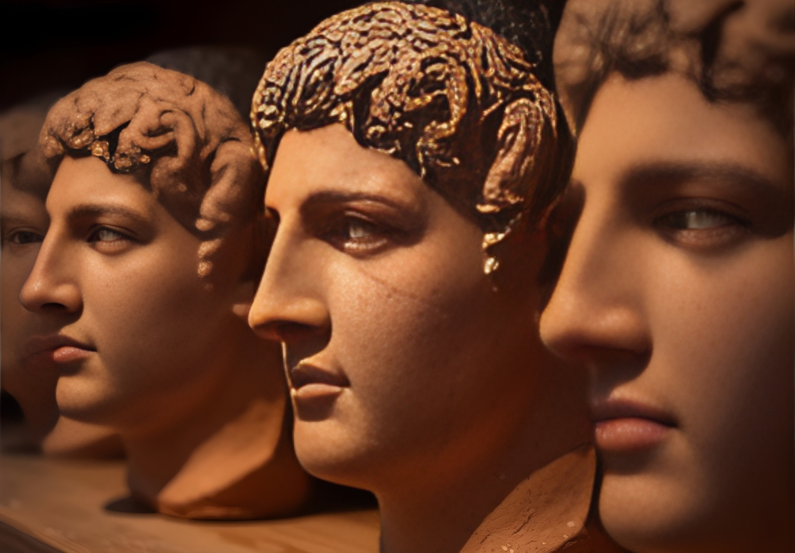 Roman Terracotta Heads