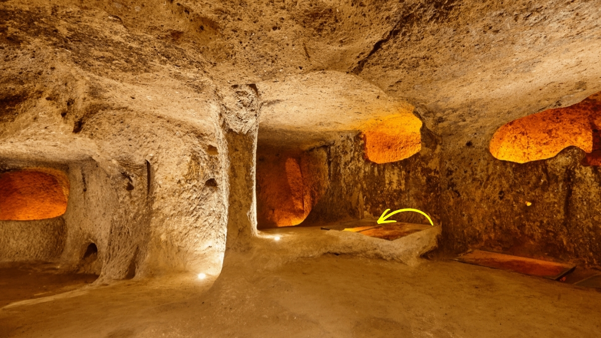 Tunnel Inside a 6000-Year-Old Enclosure in Germany