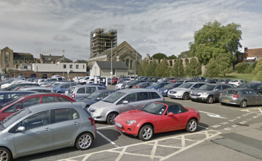 Busy car park forced to close amid 'archaeological investigations' at site dating back to Norman conquest