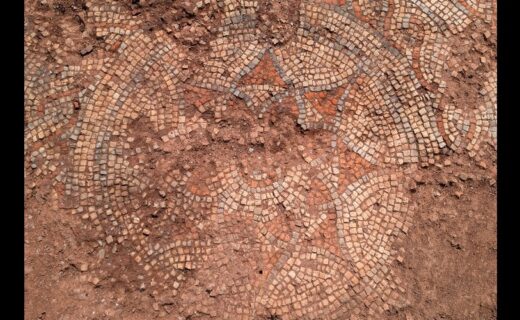 Archaeologists reveal full extent of Roman villa with remarkable mosaic
