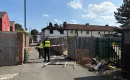 Two arrested in murder probe after two people died in house fire near fatal A66 crash