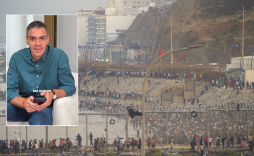 Spain’s socialist leader posts ‘soundtrack of my summer’ Instagram reel while migrants invade country