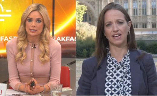 ‘How can people trust you on this issue?’ Ellie Costello grills top Tory on pledge to end social housing for foreign nationals