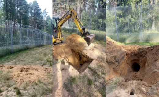 'Migrant tunnels' used by foreigners to smuggle into European Union exposed as border crisis deepens