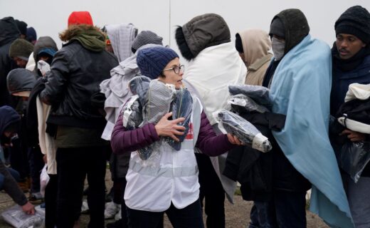 British 'charity' hands staggering amount of freebies to would-be illegal migrants assembling on French coast