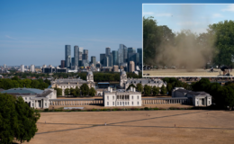 'Dust devil' tornado ploughs through London sending terrified Britons fleeing