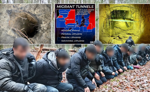 Revealed: Four places where illegal migrants are secretly invading Europe through covert tunnels