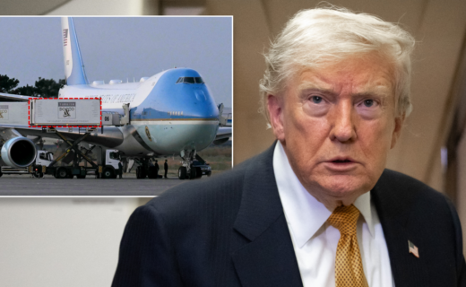 Donald Trump 'smuggled away in catering van' to escape assassination threat on Air Force One