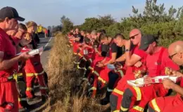 Meet the army of volunteers helping to provide Britain's exhausted firefighters with fresh meals