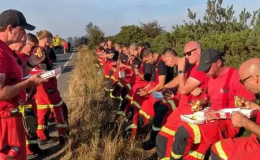 Meet the army of volunteers helping to provide Britain's exhausted firefighters with fresh meals