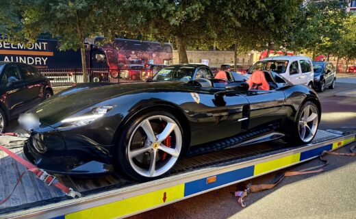 Luxury Ferrari worth £3.7million seized alongside dozens of other supercars in police crackdown