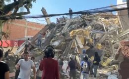At least 20 dead after powerful 7.4 earthquake knocks down multiple buildings in Colombia