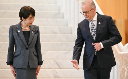 Australian PM branded 'grubby' over 'appalling' joke about Japanese leader's melons