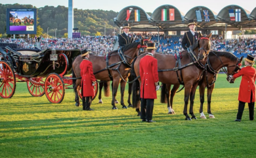 British Royal Mews make appearance at major sporting event alongside Zara Tindall in Germany
