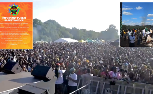 African festival in London descends into chaos with attendees 'carried out on stretchers' after stampede