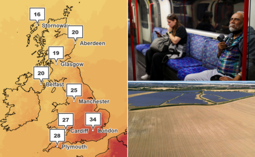 UK weather: Britons to finally see cooler temperatures this weekend as heatwave ends after hottest day of year