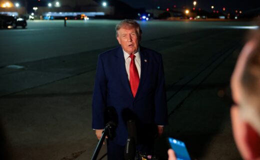 Donald Trump confirms 'bait-and-switch' escape from 'man with rocket launcher' outside Nato summit