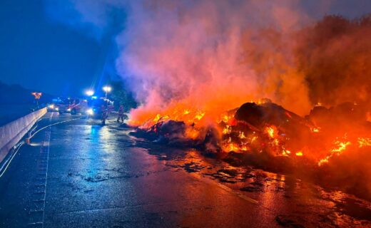 Major motorway closed after massive lorry fire as drivers face long delays on M54