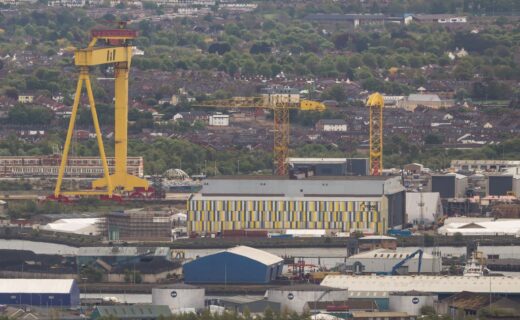 Belfast's Titanic shipyard undergoing major resurgence for first time in more decades