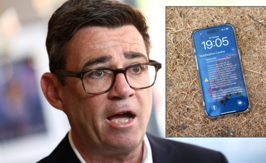 Andy Burnham's emergency alert backfires as Britons 'opt out' of receiving new signals