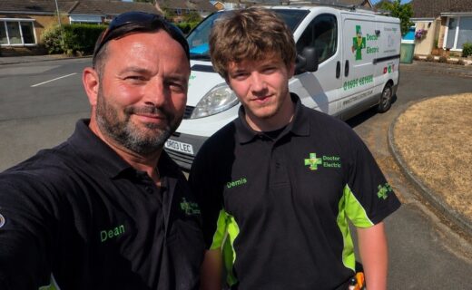 Electrician's apprentice reveals why he ditched university for a trade that could earn him £100k a year