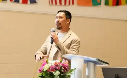 Man killed by falling sign at Christian festival named as 41-year-old pastor