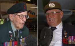 WW2 veterans take to the skies in iconic Spitfire for the first time: 'Never expected this!'