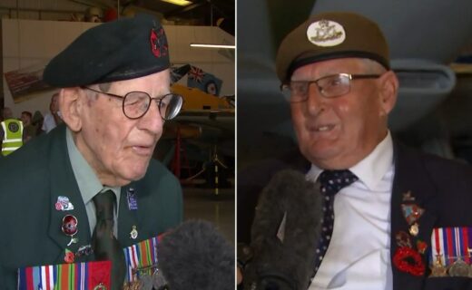 WW2 veterans take to the skies in iconic Spitfire for the first time: 'Never expected this!'