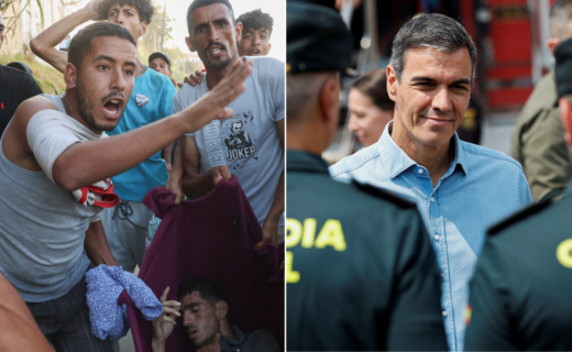 Spain's socialist PM blasted for jetting off on holiday despite thousands of migrants REFUSING to leave Ceuta