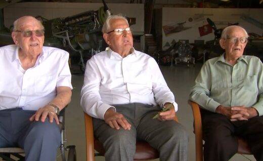 Three WW2 veterans fulfil their lifelong dream after taking flight in Spitfire planes: 'It's above words!'