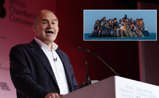 Ed Davey blames Nigel Farage and Brexit for migrant crisis as Lib Dems back joining EU asylum scheme