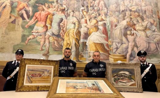 CCTV reveals how £7.7million artworks were snatched in just 180 seconds