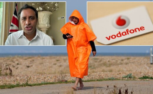 Vodafone accused of 'facilitating invasion of Britain' after supplying free sim cards to illegal migrants