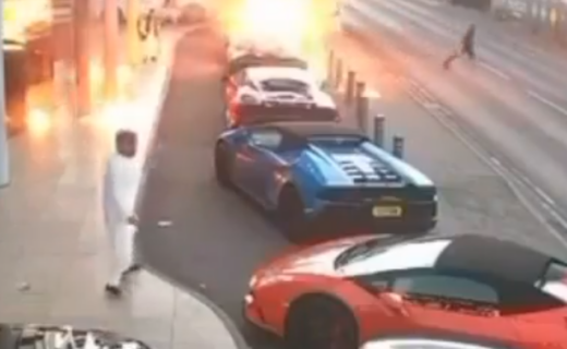 Police launch investigation after supercars set alight during firebomb attack on Pakistani wedding venue