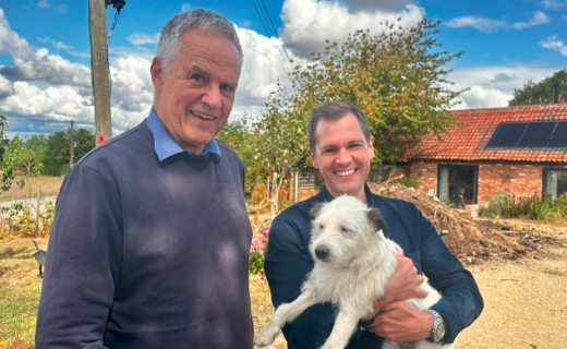 Beloved dog nearly dies after environment quango makes it a crime to rescue him from badger sett