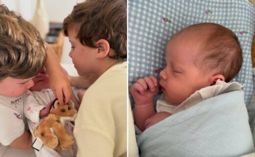 Princess Eugenie releases adorable photo of August and Ernest meeting newborn Adelaide