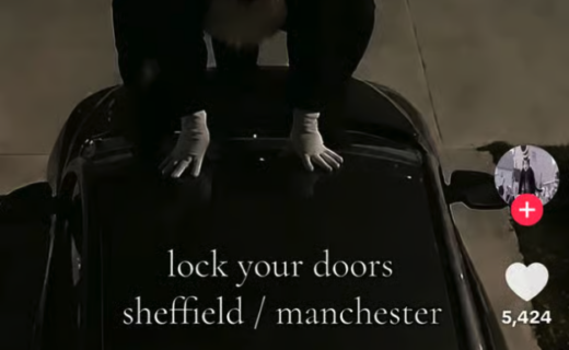 'Killer cat in the hat' sparks police response after knife-wielding man told residents to 'lock your doors' in major UK city