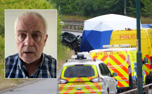Former police officer Norman Brennan overcome with emotion following fatal A66 crash: ‘Heading towards the abyss’