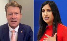 Richard Tice takes aim at Claire Coutinho after announcing plan to scrap Net Zero: 'The Tories created this disaster!'