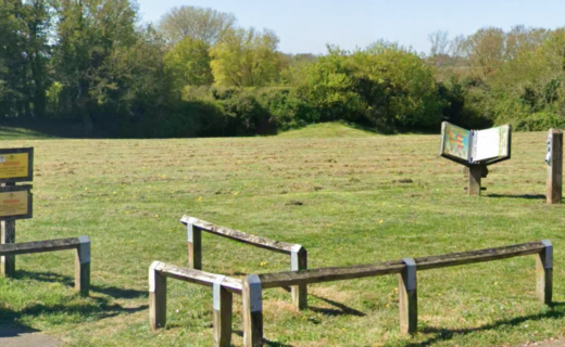 Travellers pitch up in local park after getting through locked gate