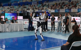 WATCH: Humanoid robots compete in weightlifting debut at World Robot Games