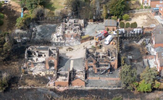 Opportunistic burglars raid family home amid 'horror movie' wildfires and make off with jewellery