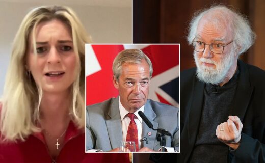 Ex-Archbishop of Canterbury blasted for 'divisive' attack on Nigel Farage: 'Entirely false!'​