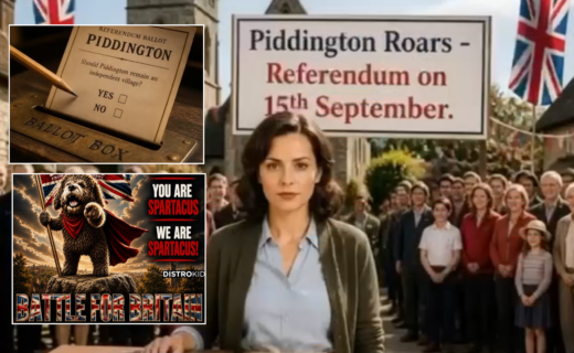 Piddington turns protest against asylum accommodation into 'Battle for Britain' anthem as village prepares for referendum