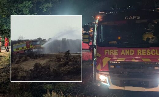 Drivers face speed limit restrictions on busy route after two-week wildfire caused 'substantial' damage