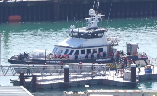 Small boat migrant rushed to hospital after arriving in Dover as Channel crossings enter second day