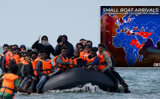 MAPPED: The eight countries driving nearly three quarters of all illegal migrant crossings